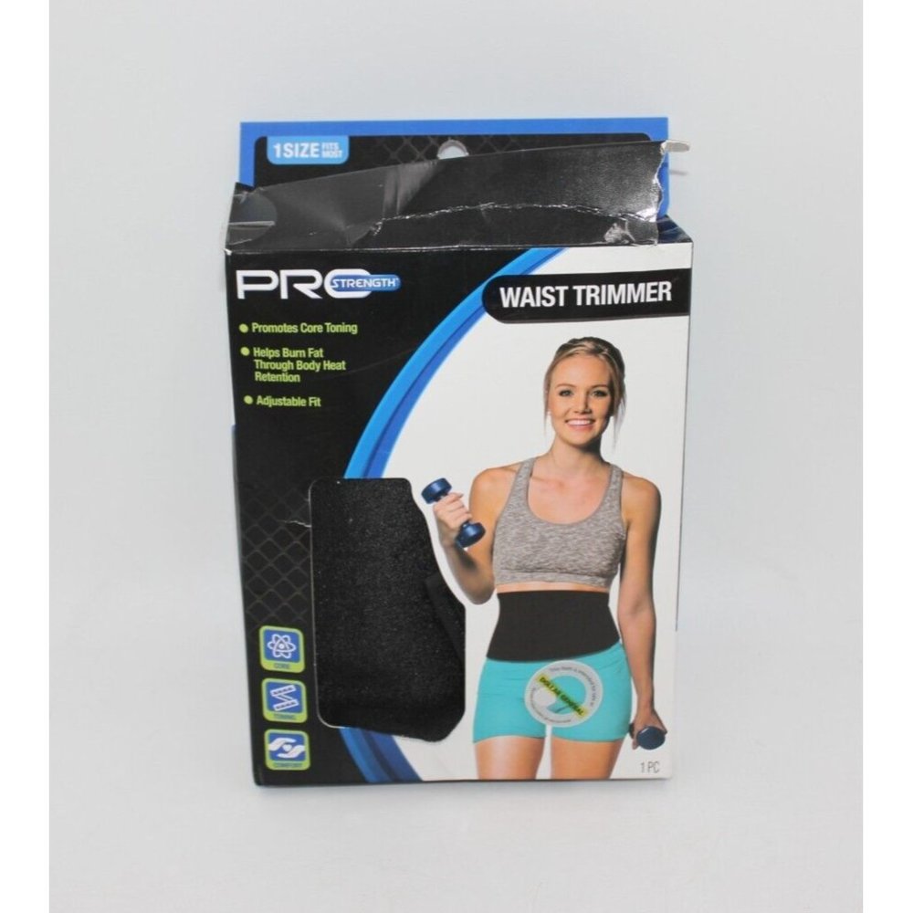 PRO STRENGTH Adjustable System Waist Trimmer Core Toning Burns Fat NEW Torn Box